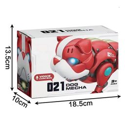 FunBlast Robot Dog Toy with Colorful Flashing Lights and Music - Red image 3