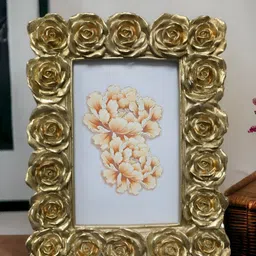 Art Street Gold-Toned 1 Pieces Plastic Table Photo Frames-image-62