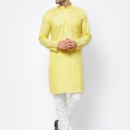 TS LIFESTYLE Men Striped Thread Work Kurta-image-65