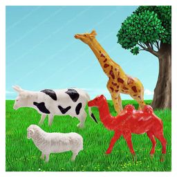 FunBlast Realistic Animal Figure Toy Set of 4 - Multicolour image 5