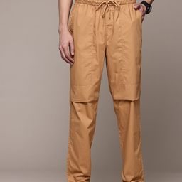 The Roadster Lifestyle Co. Men Baggy Fit Parachute Trousers-image-56
