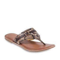 Mochi Brown Thong Sandals-image-89