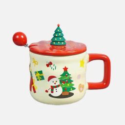 Little Surprise Box Christmas D¿cor Multi Unisex Ceramic Christmas Coffee And Hot Chocolate Mug-10