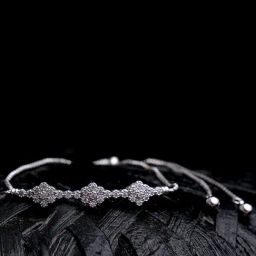 The Real Effect London 800 Silver CZ Bracelet for Women-image-28