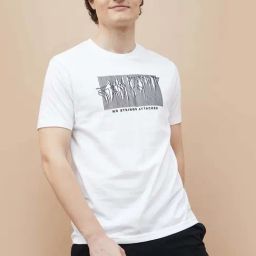 Fame Forever By Lifestyle White Cotton Regular Fit Printed T-Shirt-image-93