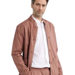 Rare Rabbit Rust Regular Fit Stripes Jacket image 4