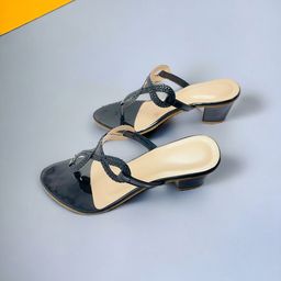 FABBMATE Embellished Party High-Top Comfort Peep Toes-image-28
