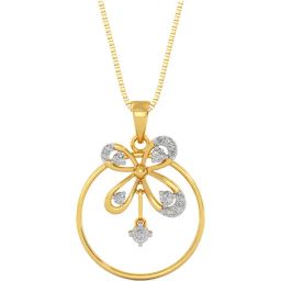 Joyalukkas 18k Gold & Diamond Pendant with Chain for Women-image-95