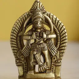 eCraftIndia Lord Hanuman Opening his Heart Handcrafted Decorative Brass Figurine-14