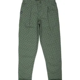 Allen Solly Junior Green Printed Trousers-picture-33