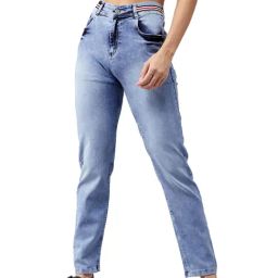 DOLCE CRUDO Light Blue Regular Fit Jeans-image-38