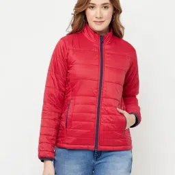 Crimsoune Club Red Quilted Jacket-image-97
