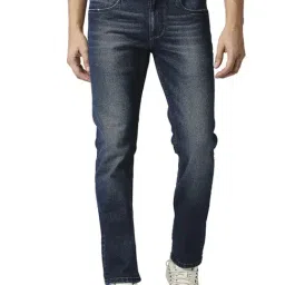 Basics Navy Skinny Fit Jeans-image-6
