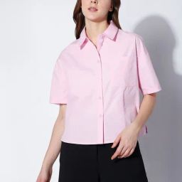 Vero Moda Pink Regular Fit Shirt-image-96
