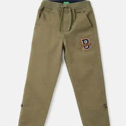 United Colors of Benetton Kids Olive Solid Trousers-image-28