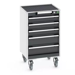 Bott 5 Drawer Sheet Steel Floor Standing Cabinet 525x525x885 mm, 40402132.19V-image-92