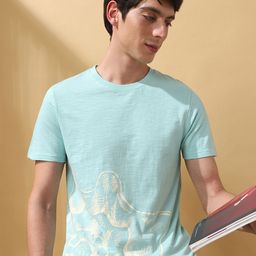 Dennis Lingo Men Printed Raw Edge T-shirt-picture-32