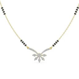 Emori 18k Yellow Gold & Diamond Aayat Mangalsutra-image-63