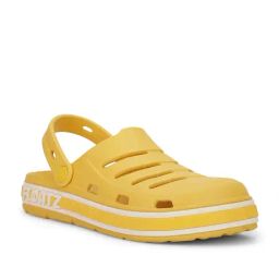 Floatz by Bata Women's Yellow Back Strap Clogs-picture-20