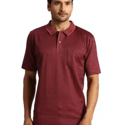 ColorPlus Orange Cotton Classic Fit Polo T-Shirt-picture-48