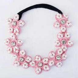 Choko Pink Floral Head Bands-43