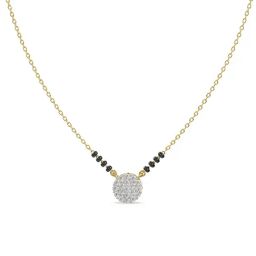 Emori 18k Yellow Gold & Diamond Aanya Mangalsutra-image-40