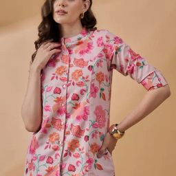 Winza Designer Peach Printed Top-picture-7