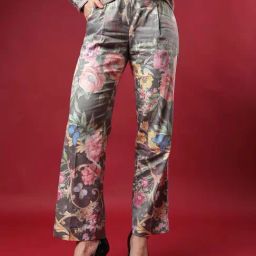 RAREISM Multi Blended Printed Trousers-picture-48