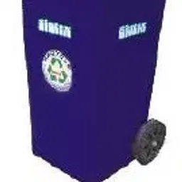 Sintex 120 L 2 Wheeled Waste Bin - Dark Blue (GBRW 12-01)-25