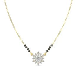 Emori 14k Yellow Gold & Diamond Seher Mangalsutra-image-32