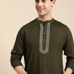 Anouk Men Ethnic Motifs Embroidered Kurta-image-53