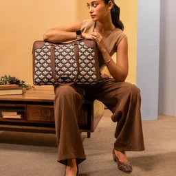 ZOUK Ethnic Motifs Printed Structured Shoulder Bag image 1