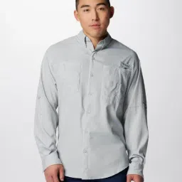 Columbia Grey Regular Fit Shirt-image-34