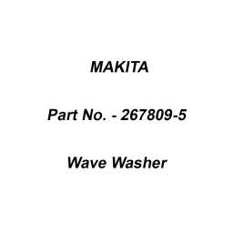 Makita Wave Washer 19 for HM1202C, Part No 267809-5-38