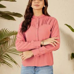 Rare Pink Regular Fit Top-image-96