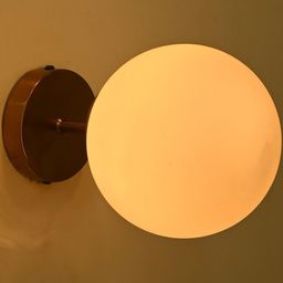 1ST TIME White Printed Glass Traditional Cylinder Shaped Wall Lamp-picture-31