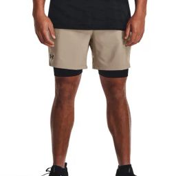 Under Armour Brown Slim Fit Sports Shorts-picture-25