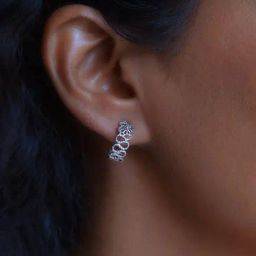Shaya Nagmori Inspired 92.5 Sterling Silver Earrings for Women-image-91