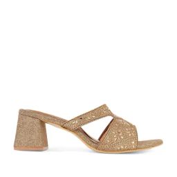 Elle Women's Antique Gold Ethnic Sandals-picture-32