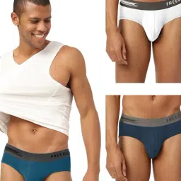Freecultr Multi Comfort Fit Briefs - Pack of 3-image-24