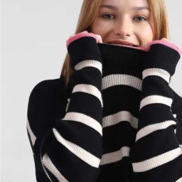 Only Black & White Striped Pullover-picture-24