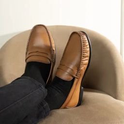 Red Chief Men's Tan Formal Loafers-picture-3