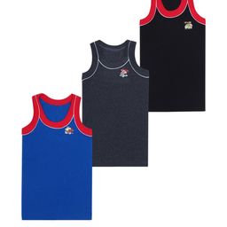 Kritiu Boys Pack of 3 Innerwear Vest-image-12