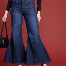 all about you Women Slim Bootcut High-Rise Light Fade Stretchable Jeans-image-53