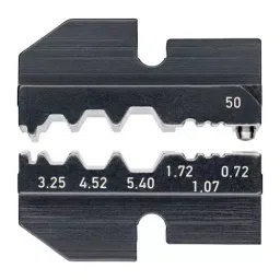 Knipex 97 49 50 Capacity SW 3.25/4.52/5.4/1.72/1.07/0.72 mm Crimping Die for Coax Connectors-image-74