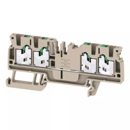 Weidmuller TERMINAL BLOCK, DIN RAIL, 4POS, 14AWG, 2674550000-image-1