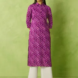 Anouk Women Bandhani Printed Kurta-3