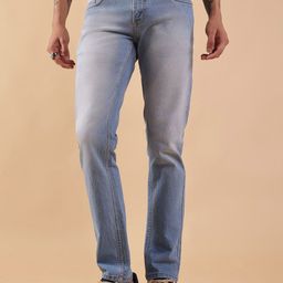 HangerLoop Men Slim Fit Mid-Rise Light Fade Stretchable Jeans-image-57
