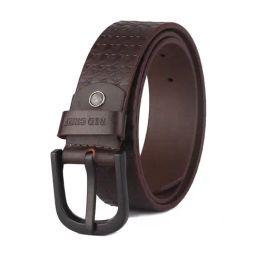 Red Chief Brown Textured Leather Casual Belt for Men-5