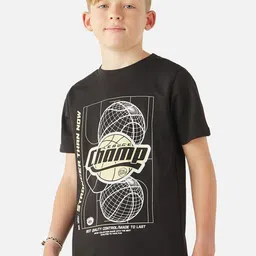 Juniors by Babyshop Print Extended Sleeves Cotton Top-image-56